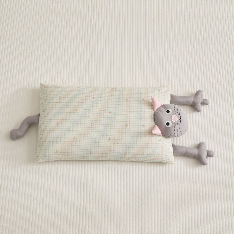 Baumwoll-Kinderkissen mit Buchweizen-Füllung, 35×60 cm