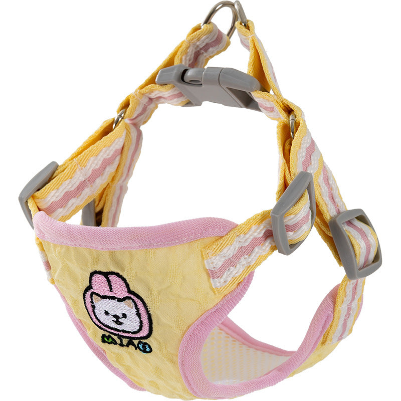 Katzen-Brustgeschirr mit Leine, Polyester