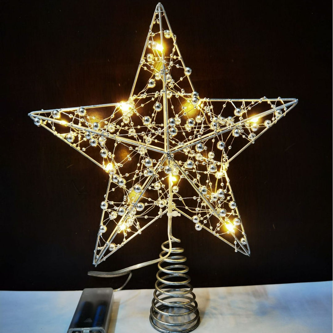 LED-Weihnachtsbaumspitze, beleuchtet, verschiedene Designs