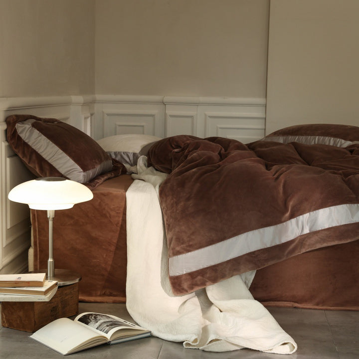 Modernes Milchfaser-Fleece-Bettwäsche-Set