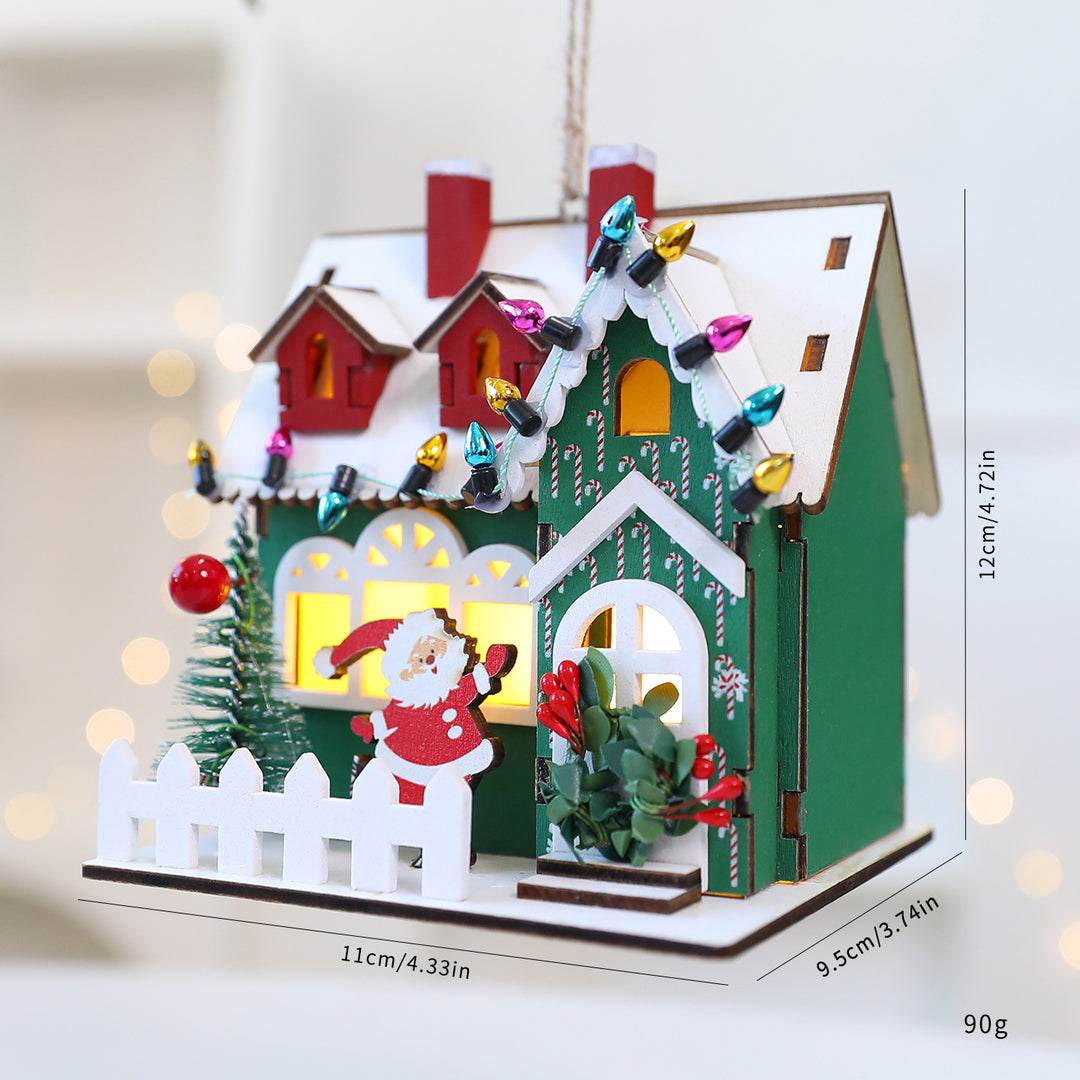 Weihnachtliche Stoff-Hängedekoration