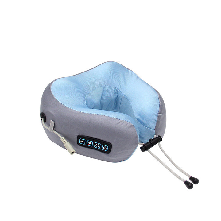 Nackenmassagekissen mit Wärmefunktion und USB-Ladung