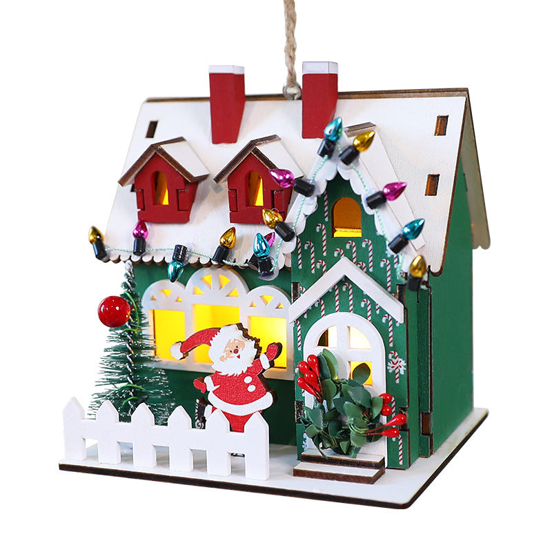 Weihnachtliche Stoff-Hängedekoration