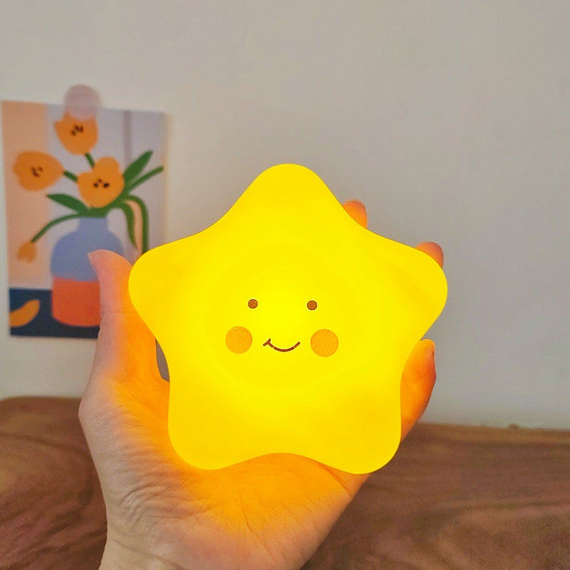 Kleine Nachtlampe, Cartoon-Design, aufladbar