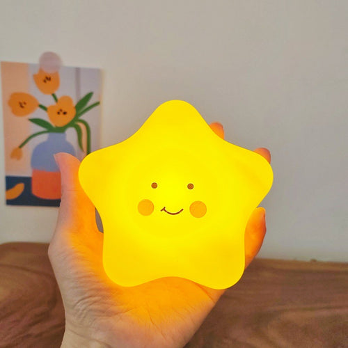Kleine Nachtlampe, Cartoon-Design, aufladbar