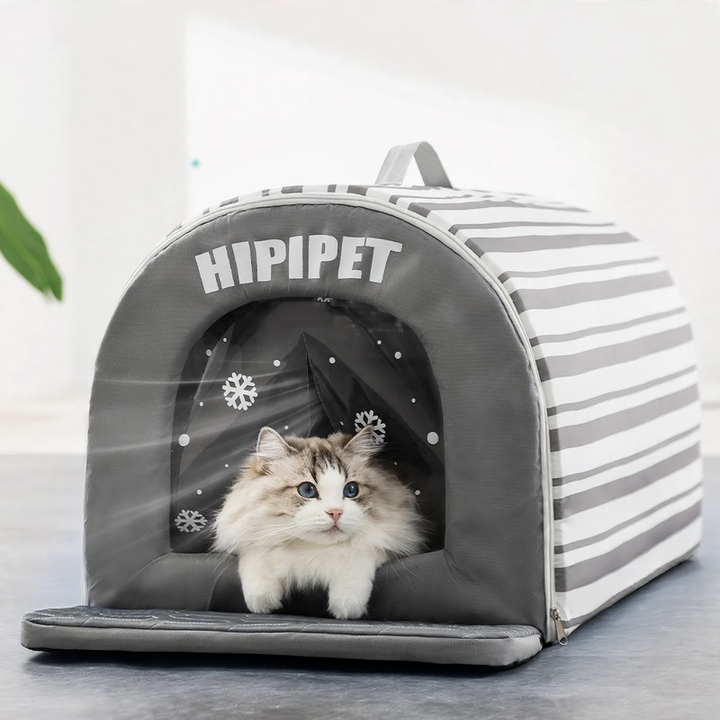 Gewölbtes Haustierbett mit Kühlbox, Sommer