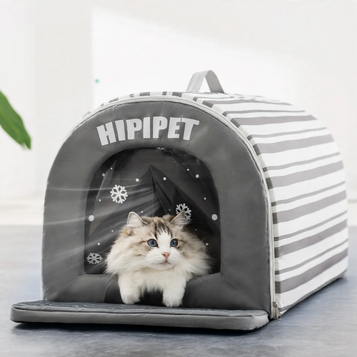 Gewölbtes Haustierbett mit Kühlbox, Sommer