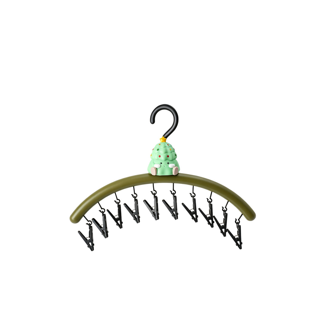 Weihnachtsbaum-Wäscheständer mit Klammern
