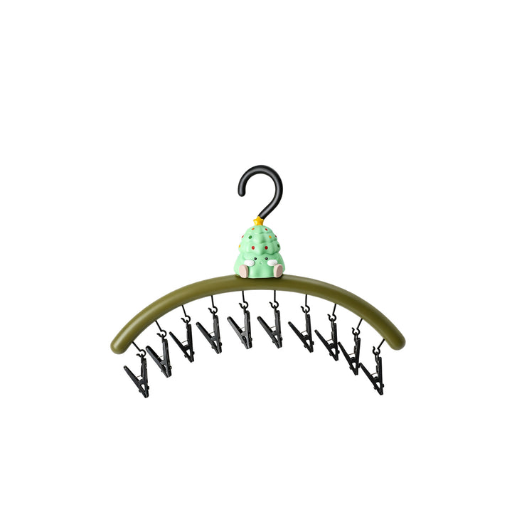 Weihnachtsbaum-Wäscheständer mit Klammern