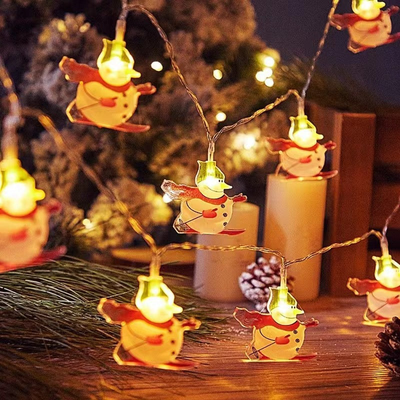 LED-Weihnachts-Lichterkette mit verschiedenen Motiven