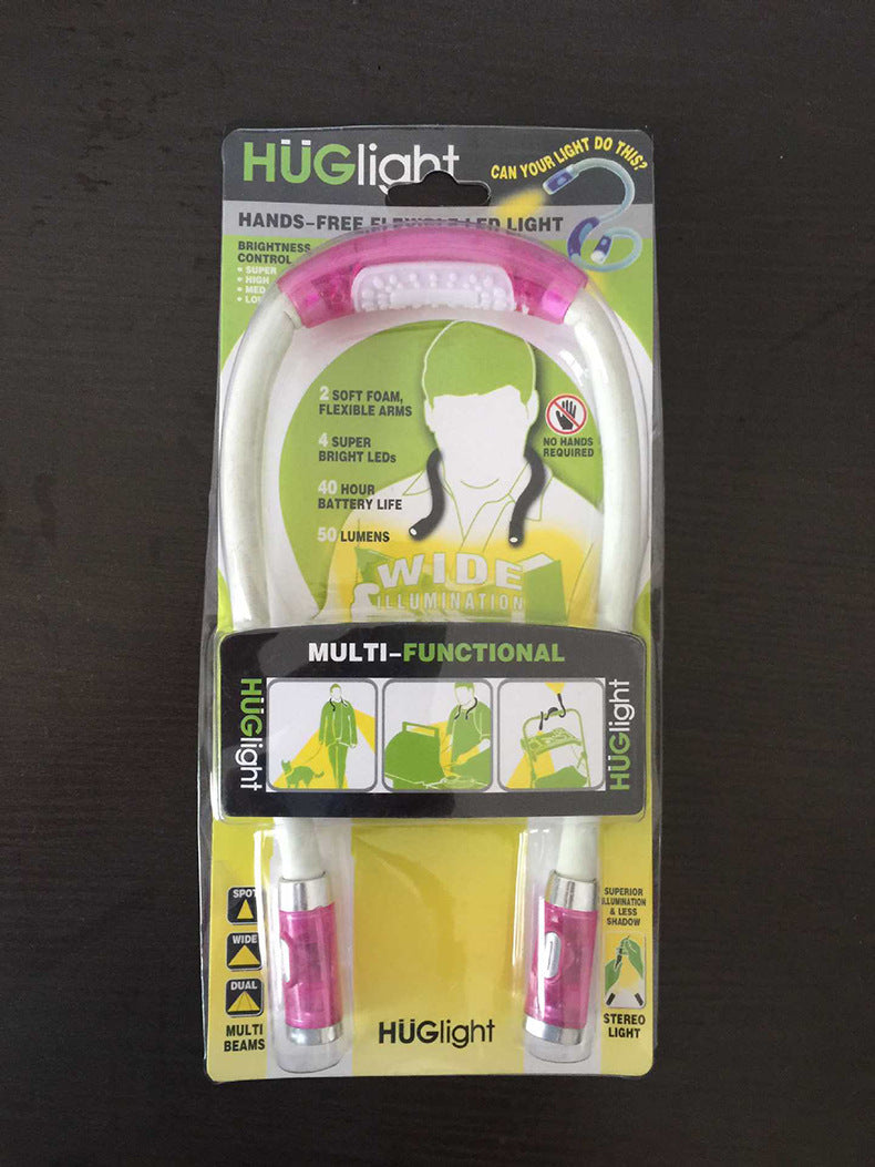 Tragbare LED-Nackenleuchte zum Lesen