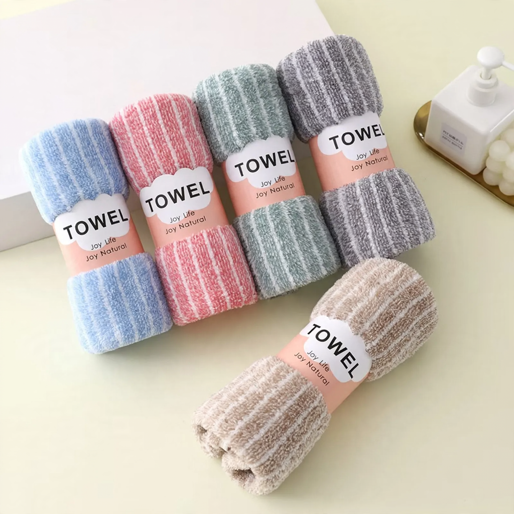 Badetuch-Set aus Korallenfleece, 2-teilig