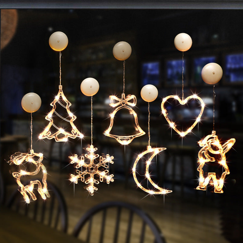 LED-Weihnachts-Sauglicht für Fenster