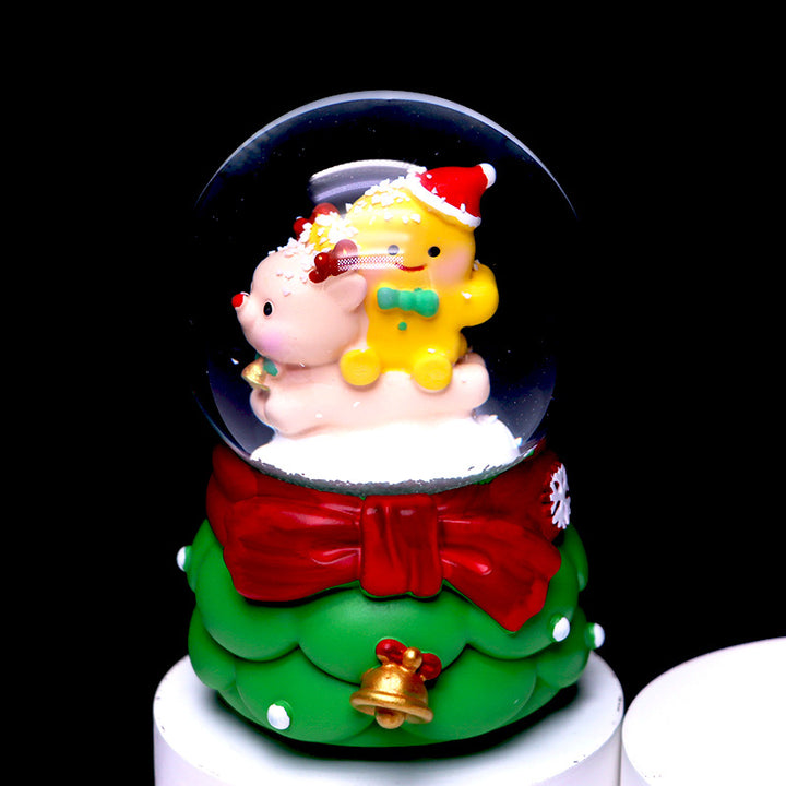 Mini-Schneekugel im Dessertbecher-Design