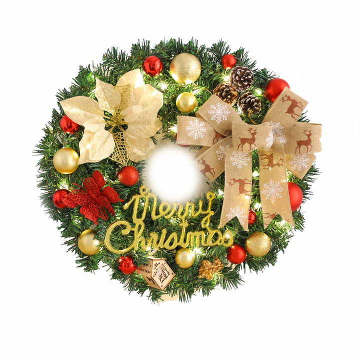 Weihnachtskranz aus PVC, verschiedene Größen
