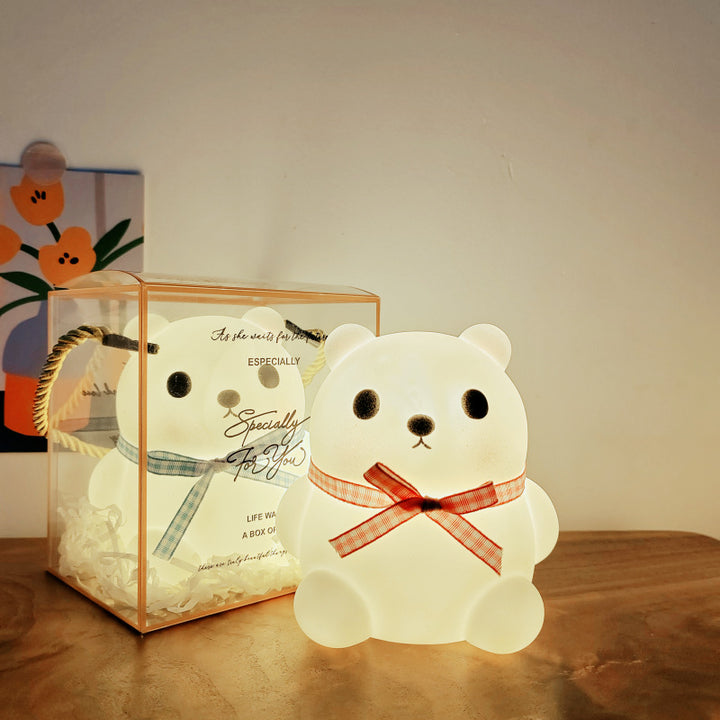 Kleine Nachtlampe, Cartoon-Design, aufladbar