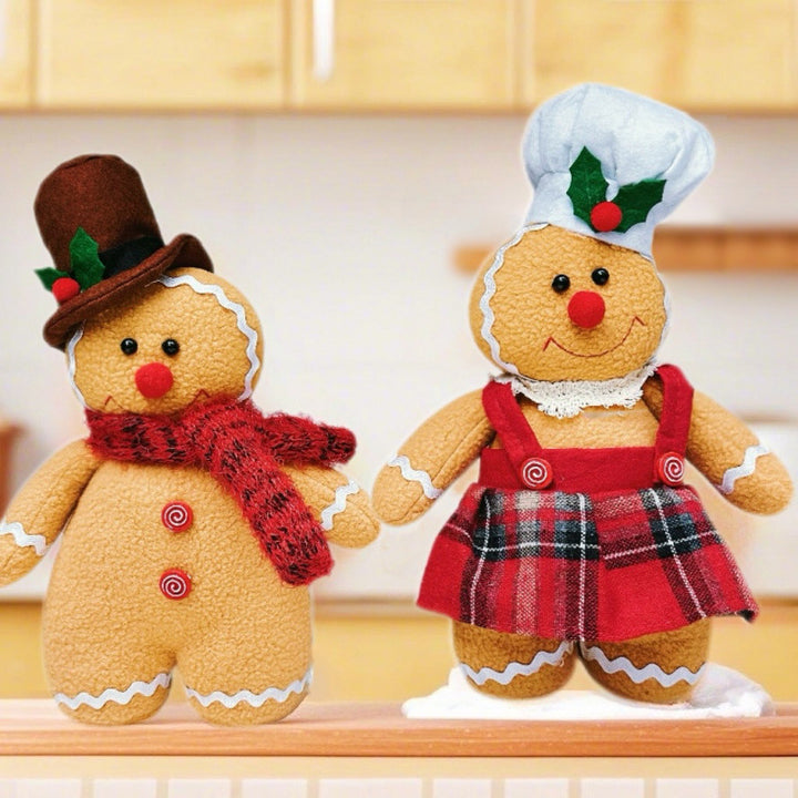 Dekorative Lebkuchenmann-Puppe für Weihnachten