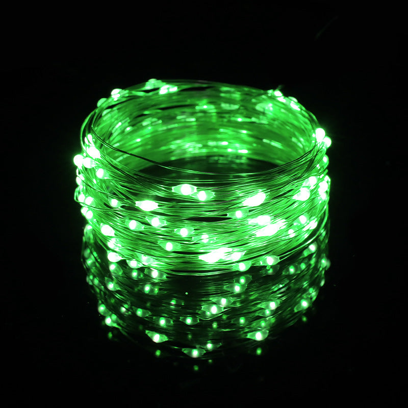 LED-Sternen-Lichterkette, Kupferdraht