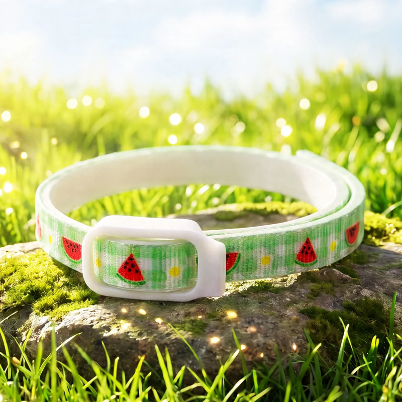 Verstellbares Halsband mit Fruchtmuster für Hunde