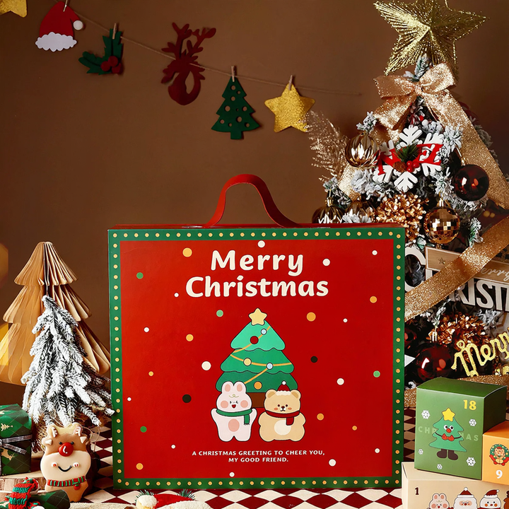 Weihnachts-Countdown-Kalender-Box