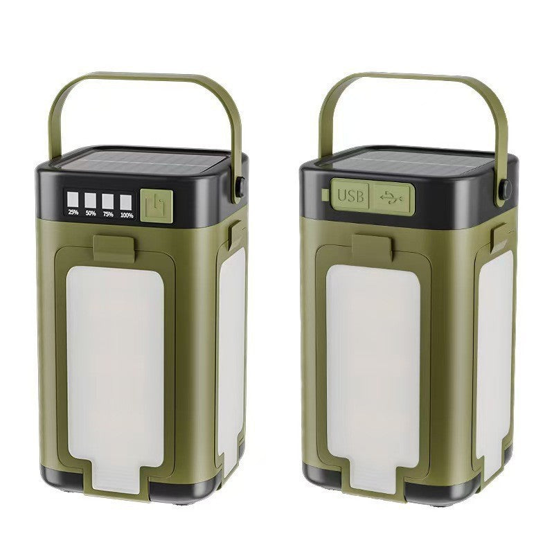 LED-Campinglampe mit Akku und Notlichtfunktion