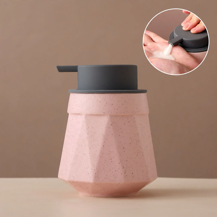 Keramik-Seifenspender mit Druckpumpe