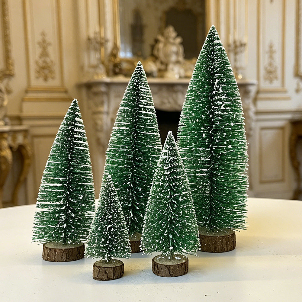 Mini-Weihnachtsbaum mit Schnee-Effekt