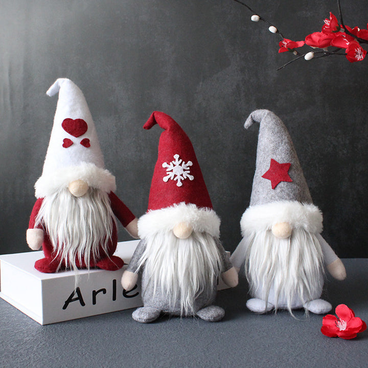 Weihnachtliche Wichtelfigur mit Mütze