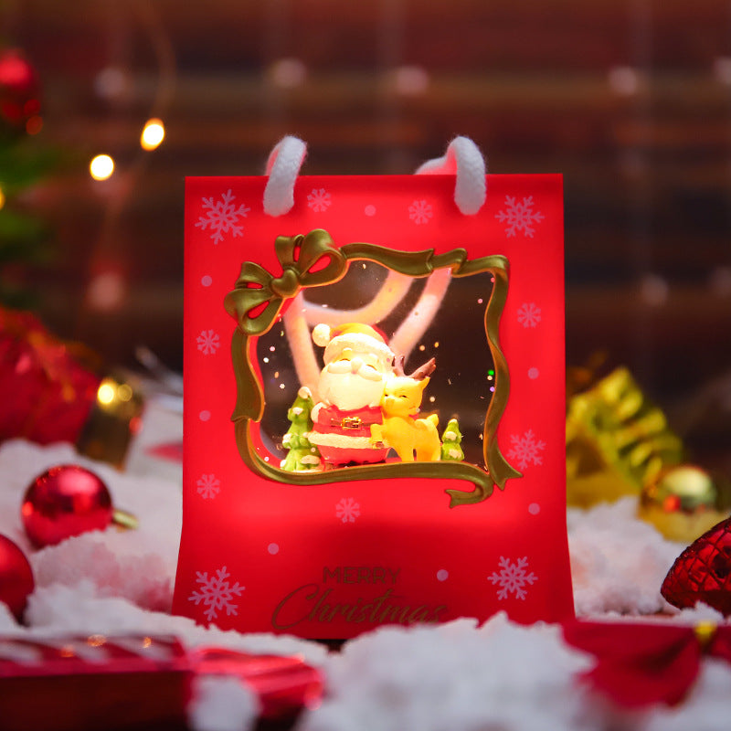Klassische Weihnachts-Lichtdekoration aus Kunstharz