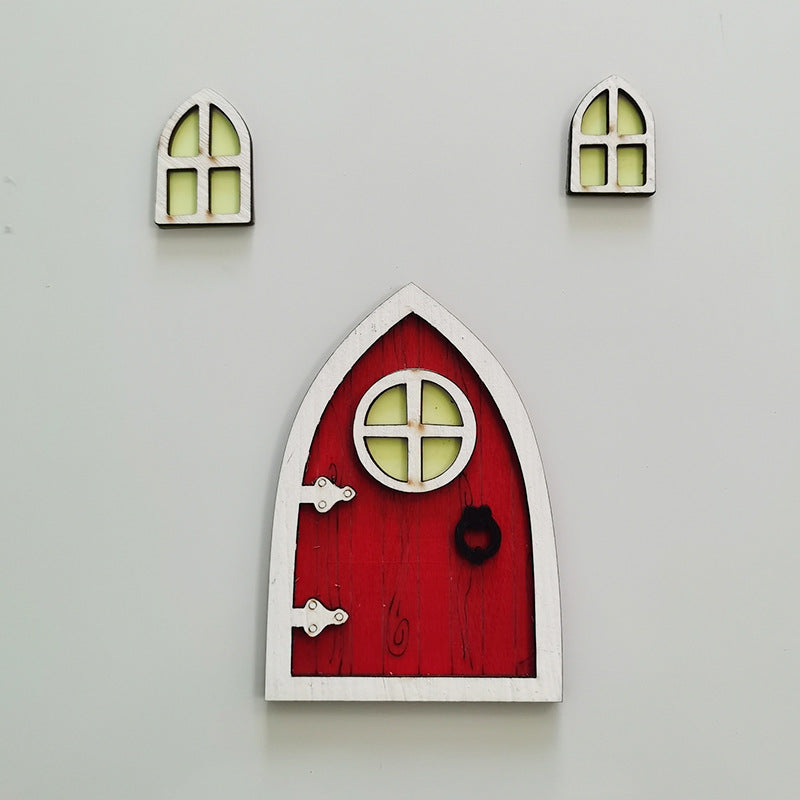 Miniatur-Feentür-Set für Puppenhäuser und Dekoration