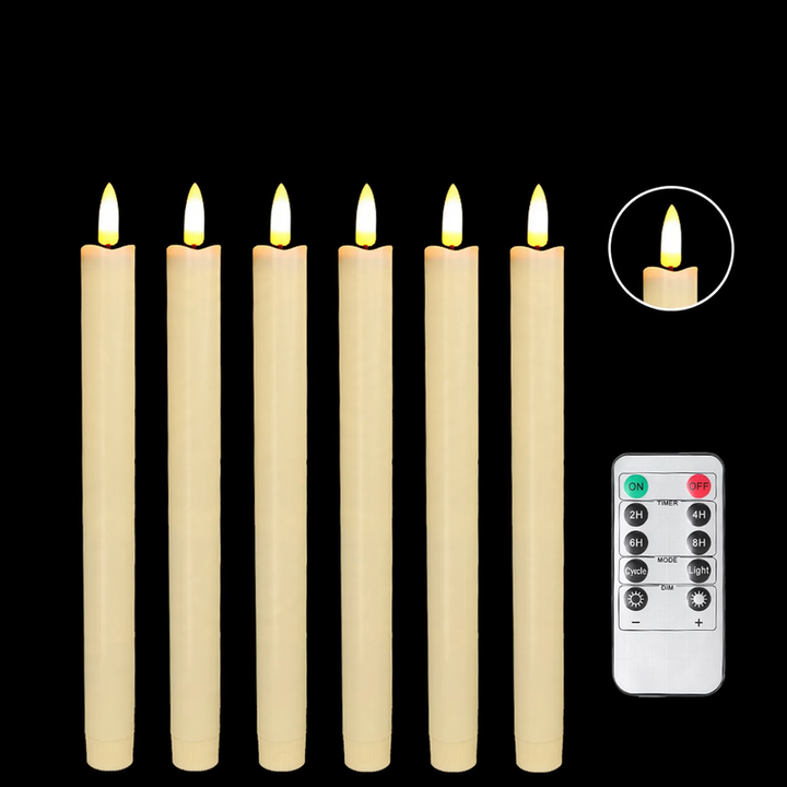 LED-Stabkerzen-Set mit Fernbedienung