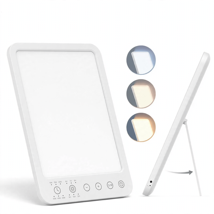 LED-Lichttherapielampe, SAD-Tageslichtlampe, 18x1,7x26 cm
