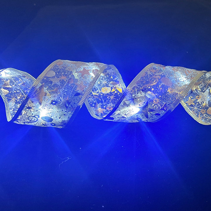 Dekorative LED-Lichterkette mit Schleifenband