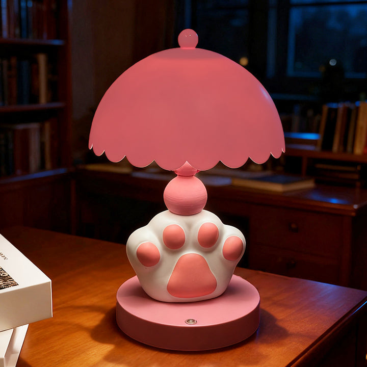 Moderne Katzenpfoten-Tischlampe