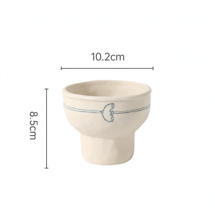Vintage-Geschirrset aus Keramik, rustikales Design