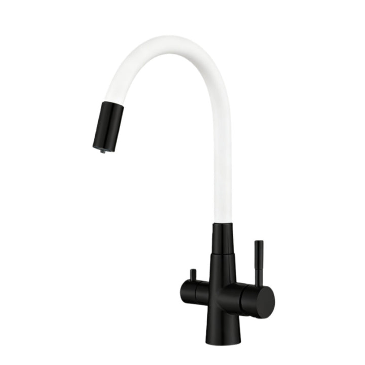 Edelstahl-Küchenarmatur mit Brausefunktion