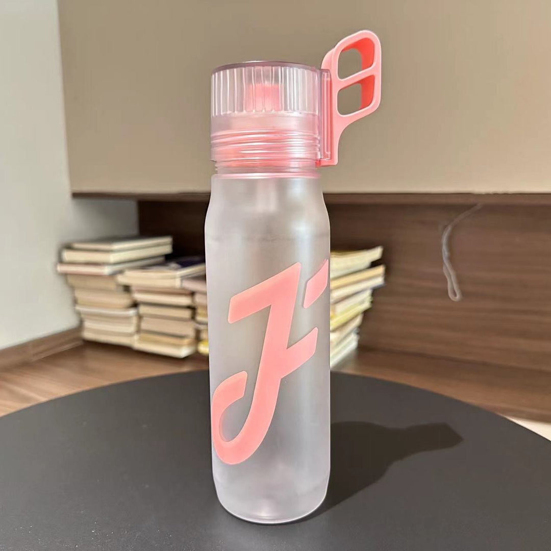 Tritan-Trinkflasche mit Aromaring, 650 ml, mit Strohhalm
