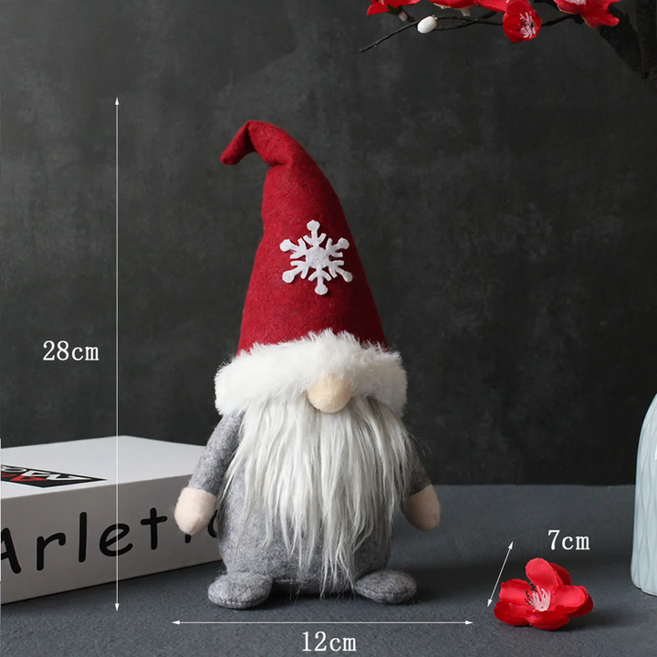Weihnachtliche Wichtelfigur mit Mütze