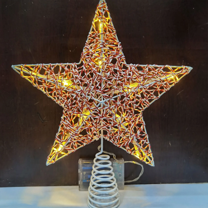 LED-Weihnachtsbaumspitze, beleuchtet, verschiedene Designs