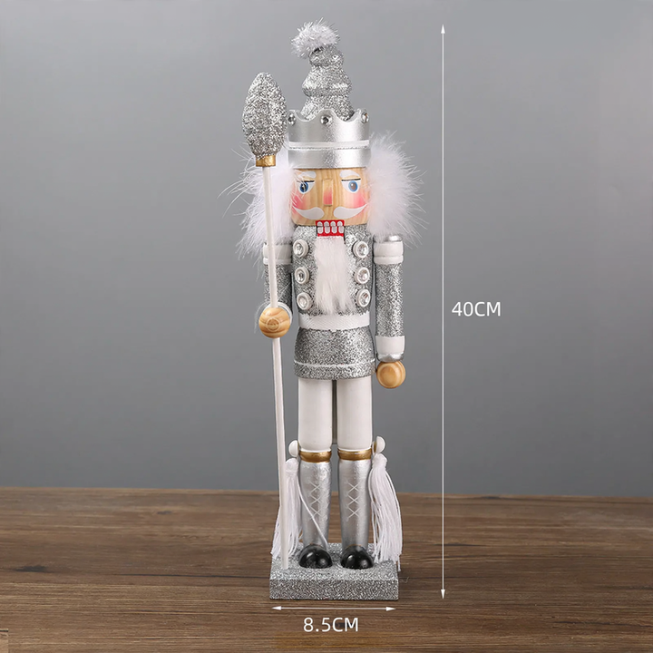 Nussknacker-Figur aus Kiefernholz, europäischer Stil