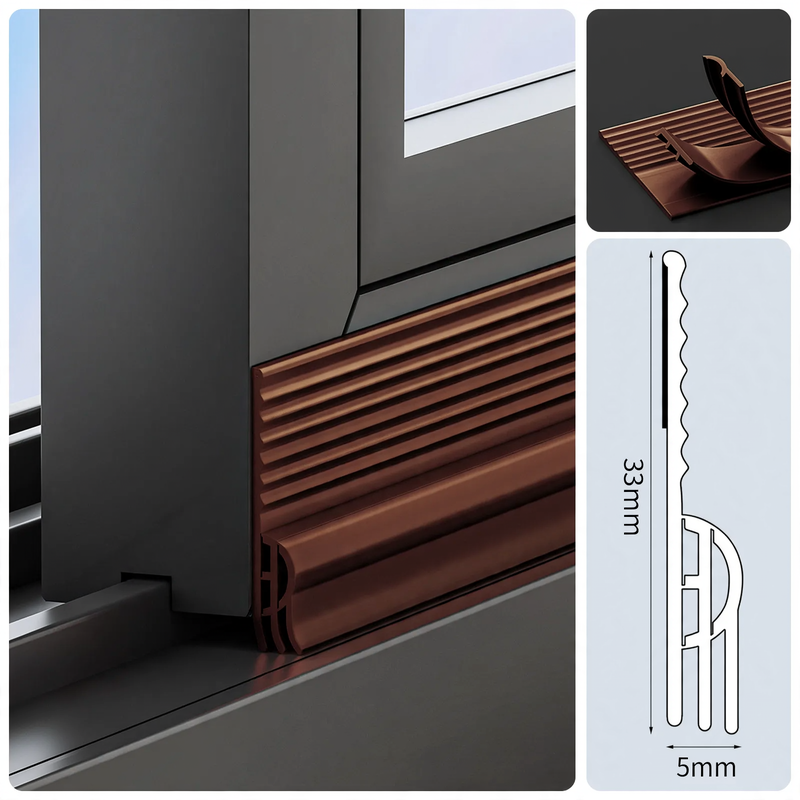 Fensterdichtung für Schiebefenster, 2 m