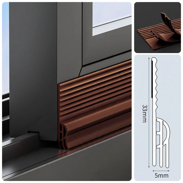 Fensterdichtung für Schiebefenster, 2 m