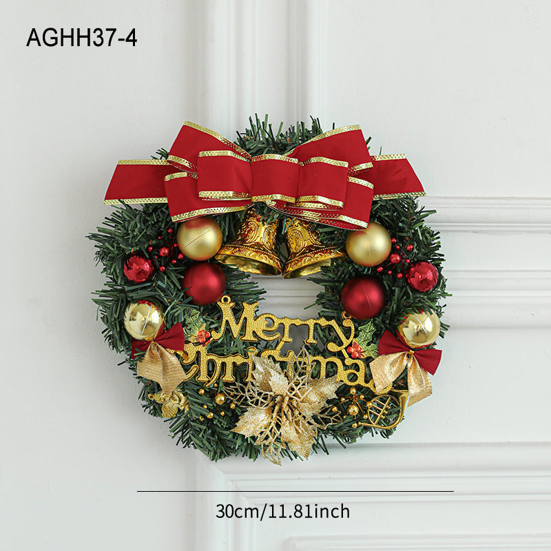 Weihnachtskranz mit Beleuchtung, PVC, verschiedene Ausführungen