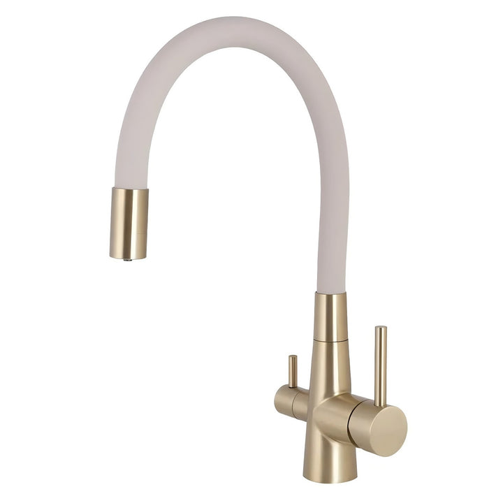 Edelstahl-Küchenarmatur mit Brausefunktion