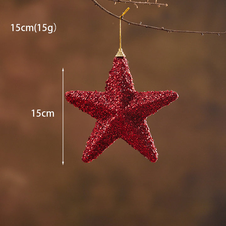 Weihnachts-Baumspitze Stern aus Schaumstoff