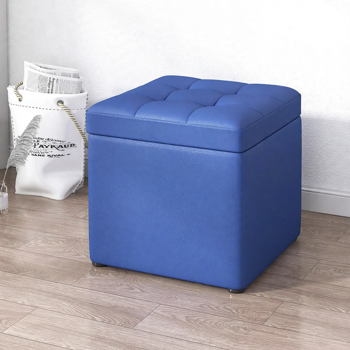 Stauraum-Hocker aus Holz, 30×30×35 cm, Modell S1873