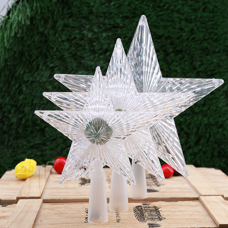 Leuchtender Weihnachtsbaum-Stern