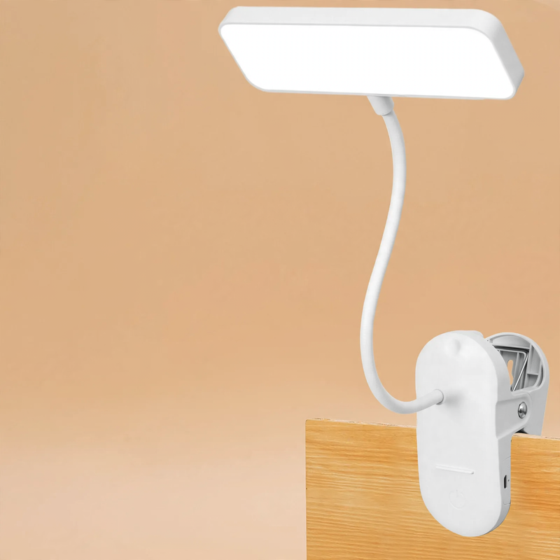 Vielseitige LED-Klemmleuchte für Studium und Alltag