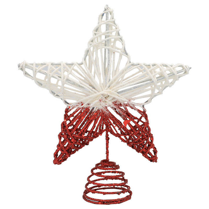 Weihnachtsbaum-Spitze Stern mit LED-Beleuchtung