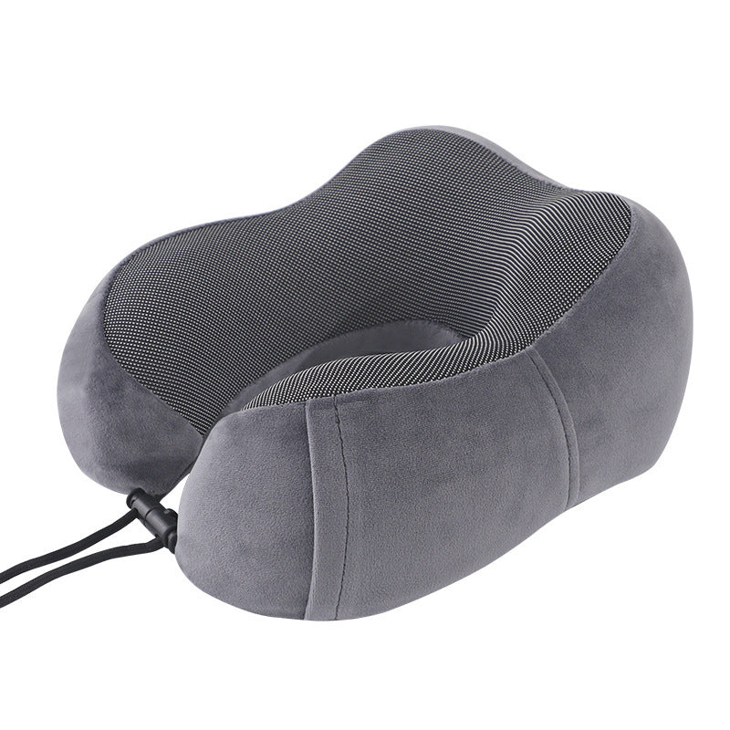 Reise-Nackenkissen U-Form Memory-Foam mit Aufbewahrung